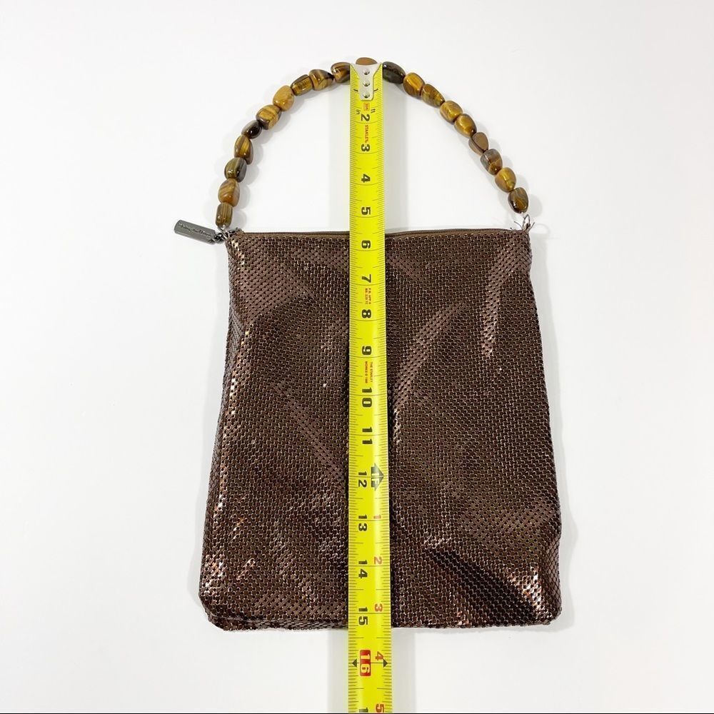 Bronze Whiting & Davis Mesh Bag - Picture 7 of 10